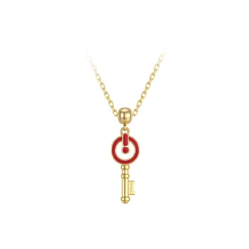Ten Thousand Plums 18K Thick Gold Plated Necklaces Women's