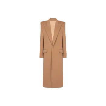 BALMAIN Buttoned Long Coat