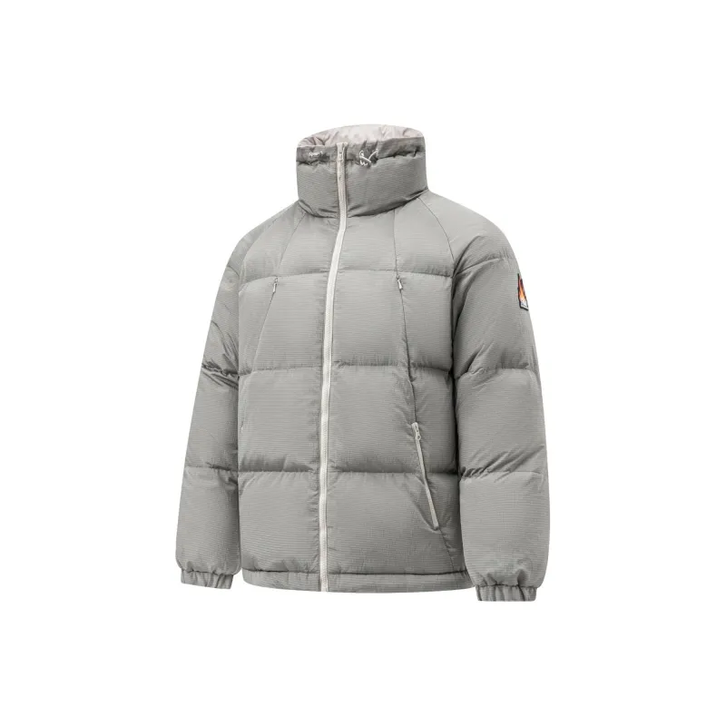 LiNing Skateboard Down Jacket Unisex Oat Gray-0