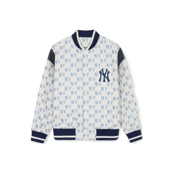 MLB SS24 Baseball Jacket Unisex Cream