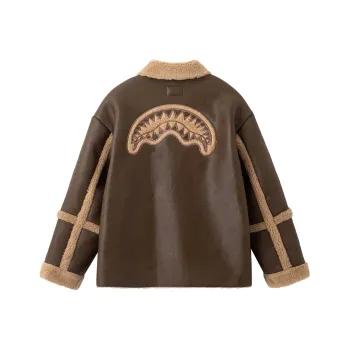 SPRAYGROUND Jackets Coats Unisex Brown
