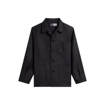 Agnes B. x Dolmen FW24 Jackets Coats Men's Black