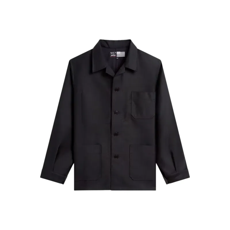 Agnes B. x Dolmen FW24 Jackets Coats Men's Black-0