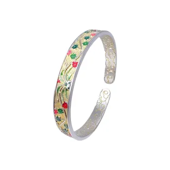 RURA S999 Fine Silver Bangles Women's
