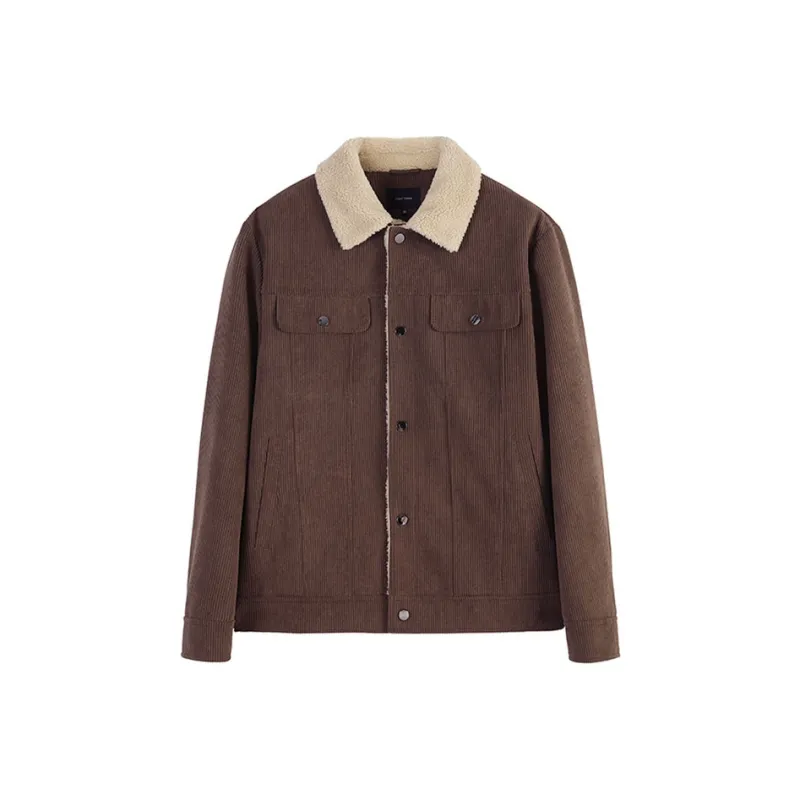 DAVID NAMAN Jackets Coats Men's Brown-0
