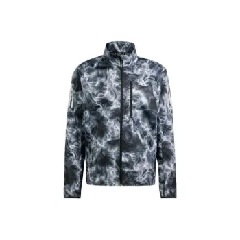 Adidas ALLOVER PRINT Jackets Men Black Gray Color