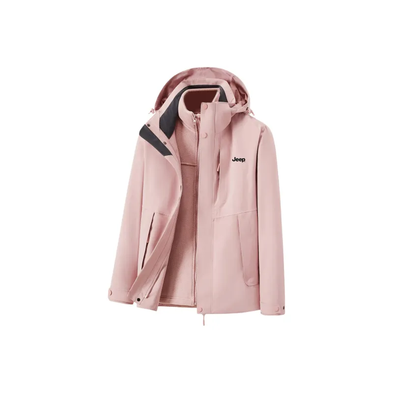 Jeep Hiking Outdoor Hiking Urban Living/Travel/Commuting Windproof And Warm Water Repellent Windbreaker Jackets Unisex-7