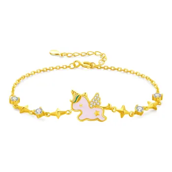 Lao Feng Xiang S925 Silver Bracelets Women's