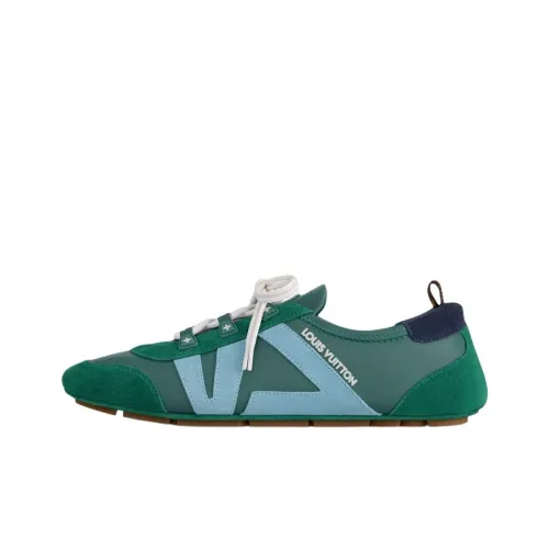 LOUIS VUITTON Sneakerina German Army Trainers Low Top Casual Shoes Women's Green