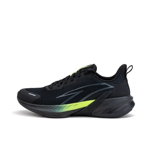Anta Slip Resistant And Breathable Low Top Training Physical Fitness Test Physical Exam Running Shoes Men's Black