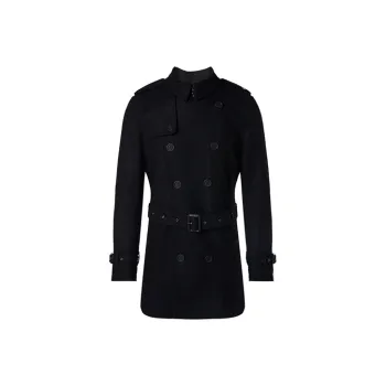 Burberry Trench Coat Men's Black