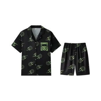 Gongdie x NEZHA,LIANMINGKUAN Pajama Set Unisex Black