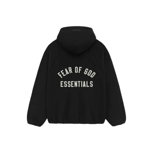 Fear Of God Essentials Brushed Hooded Bomber Jacket