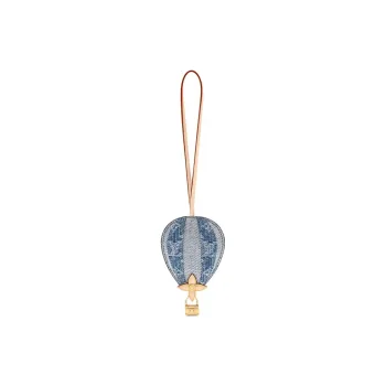 LOUIS VUITTON Denim Bag Charm Bag Merch Women's Blue
