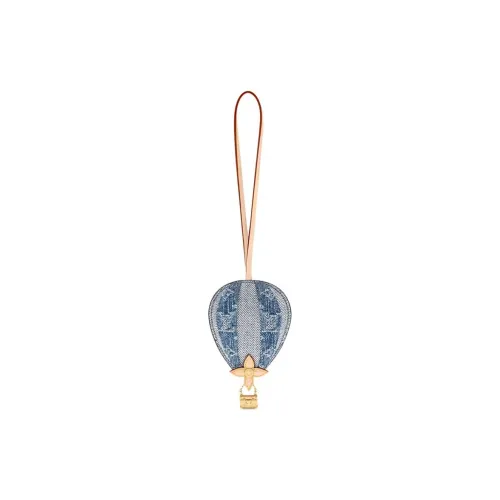 LOUIS VUITTON Denim Bag Charm Bag Merch Women's Blue