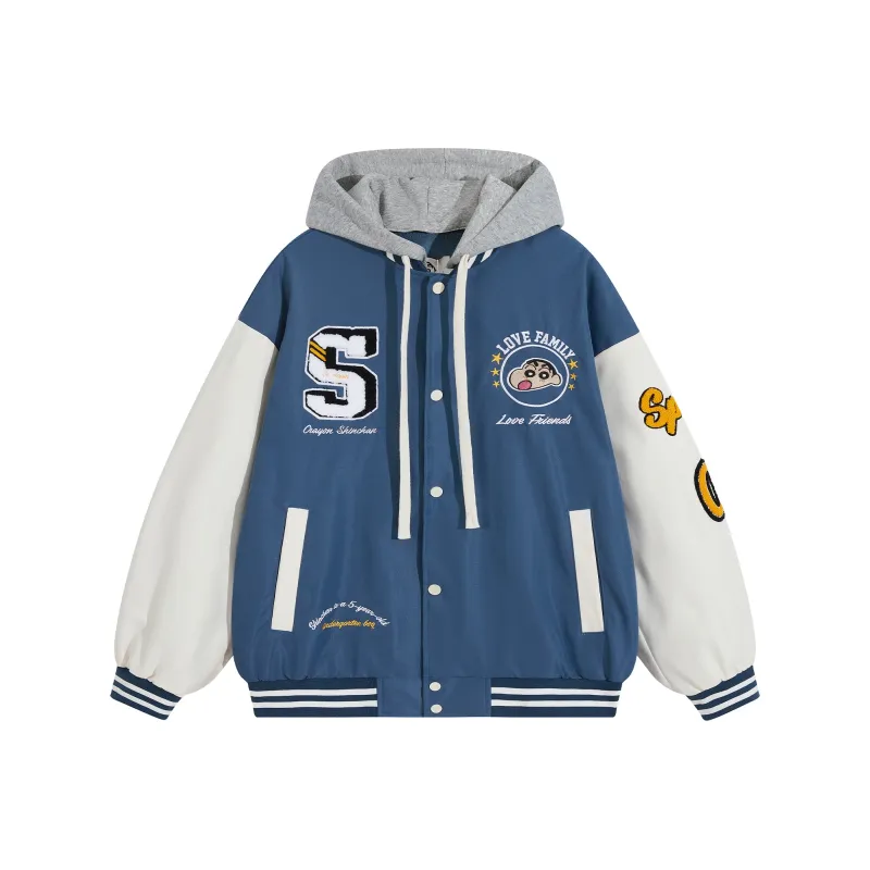 Crayon Shinchan Baseball Jacket Coat Unisex-14