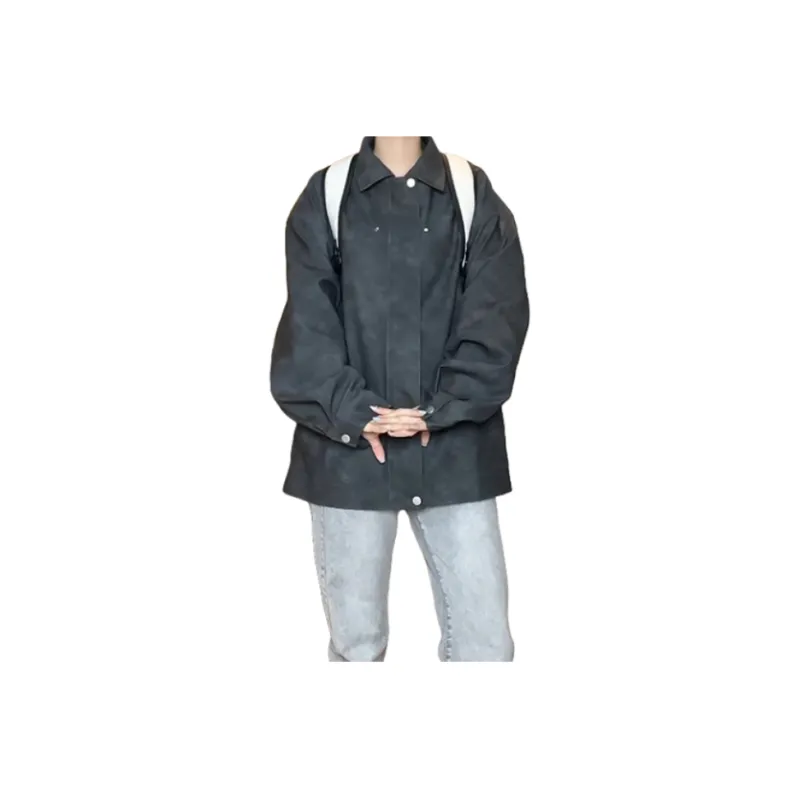 AMBER LIGHT Jackets Coats Unisex Coffee-2