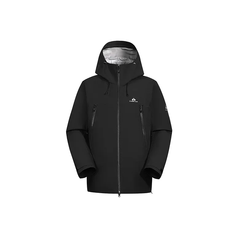 PIONEER CAMP Water Resistant Windproof Breathable Wear Resistant Water Repellent Rainproof Windbreaker Jacket Unisex-3