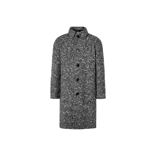 CELINE Camden Mac Coat In Wool Tweed