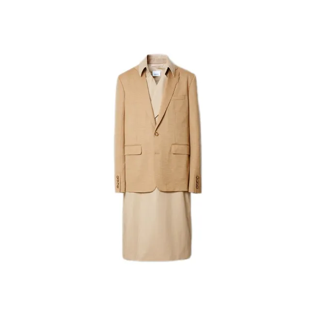 Burberry Trench Coat Men's Beige-0