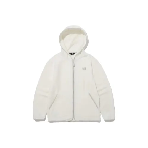 THE NORTH FACE Grey-feel Coat Unisex Cream