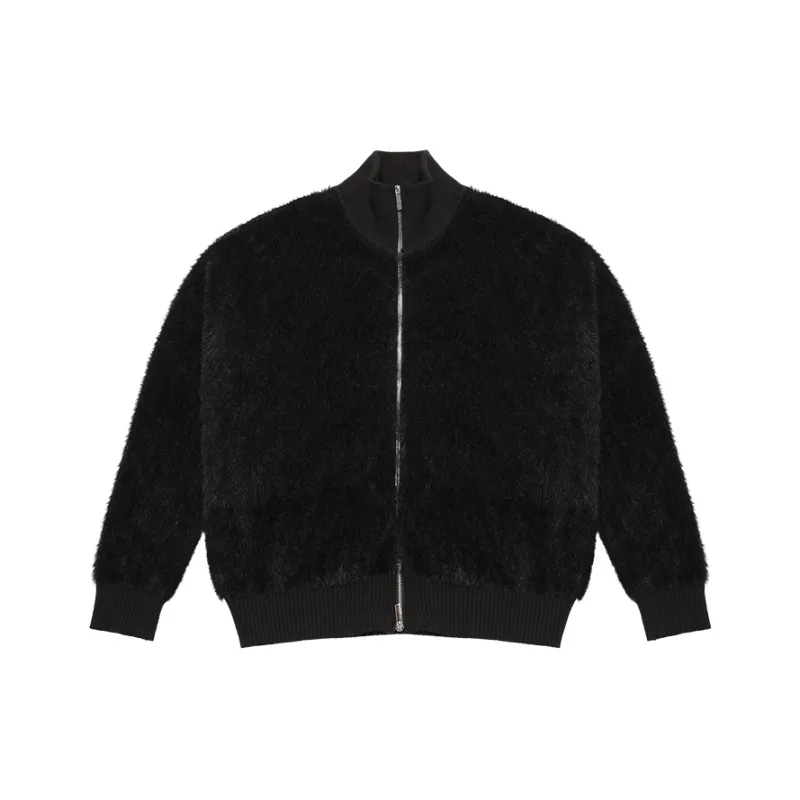 BLUESFLY Velvet feel Coat Unisex-5