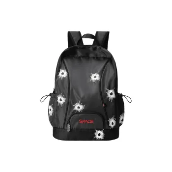 8atheist Polyester Backpack Regular Unisex Black