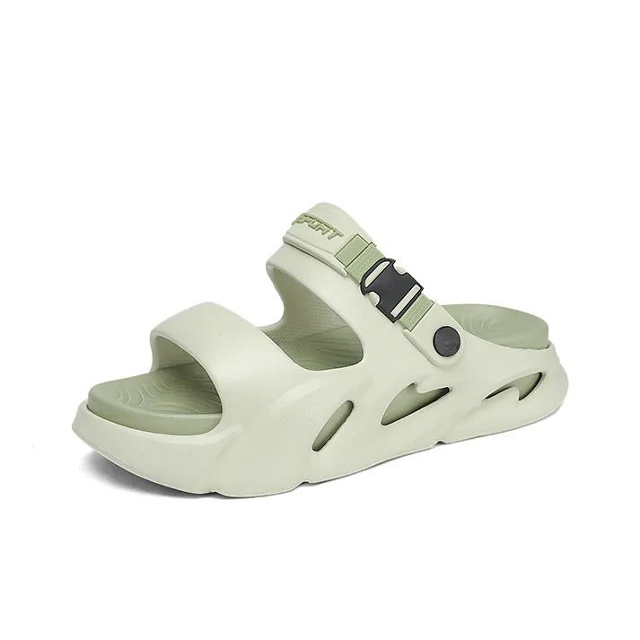 CAMOSI Beach Sandals Unisex Black Gray/White Black/Orange/Mint Green-9