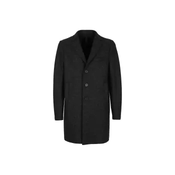 HARRIS WHARF LONDON Straight Fit Coat