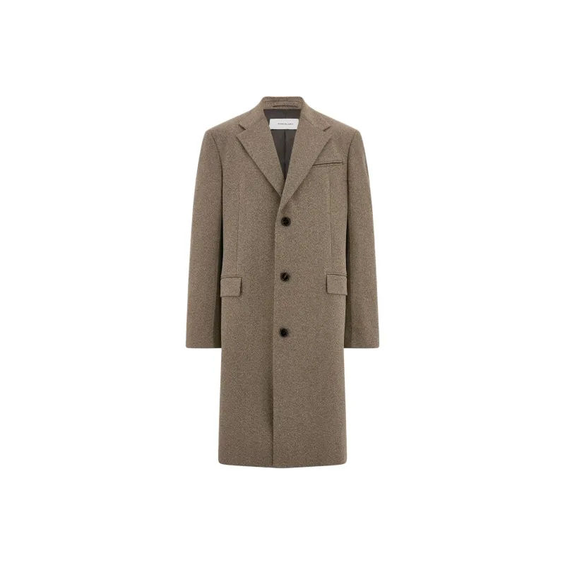 FERRAGAMO Coats Men's Light Brown-0