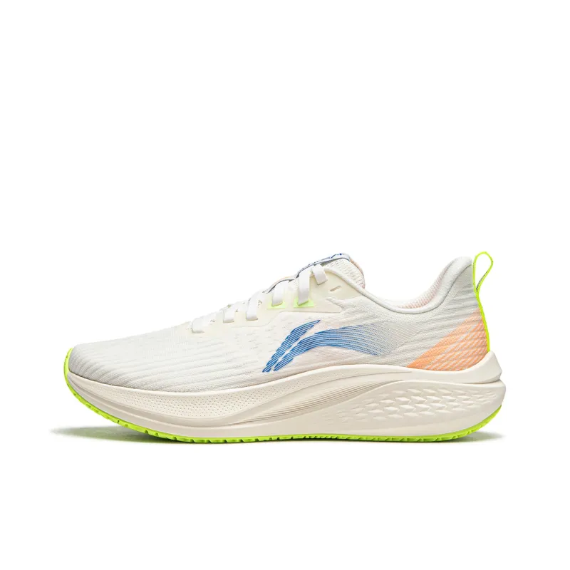 LiNing Red Hare 7 Cushioning Abrasion Resistant Lightweight Low Top Training Racing Running Shoes Women's Ecru-0
