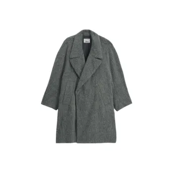 ZARA Coats Men Lake Green