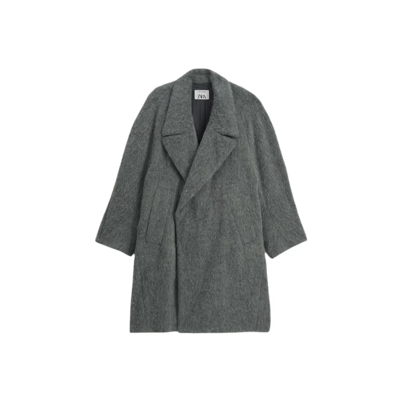 ZARA Coats Men Lake Green-0