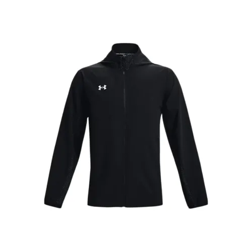 Under Armour Men's UA Squad 3.0 Warm-Up Full-Zip Jacket Jackets Coats Men's Black