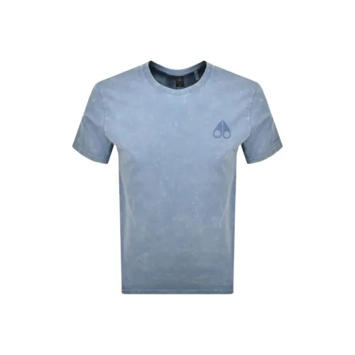 Moose Knuckles T Shirt Men's Sea Blue