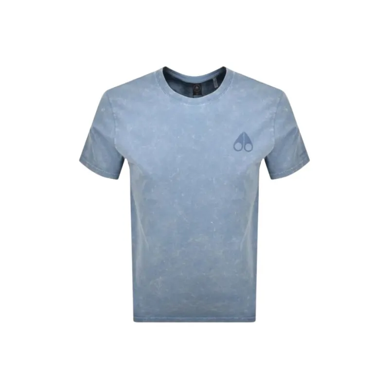 Moose Knuckles T Shirt Men's Sea Blue-0