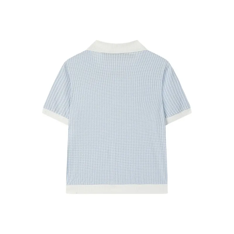 FILA Polo Shirt Women's Ice Heart Blue-1