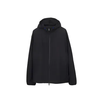 Burberry EKD Embroidered Hooded Zipped Lightweight Jacket