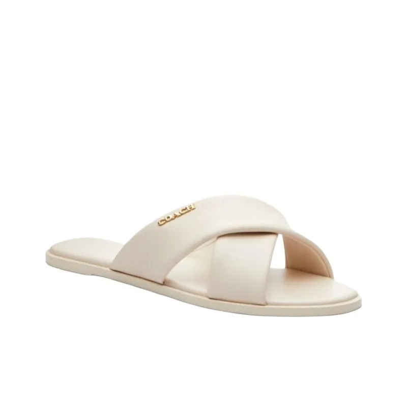 COACH Slide Slippers Women's White-2