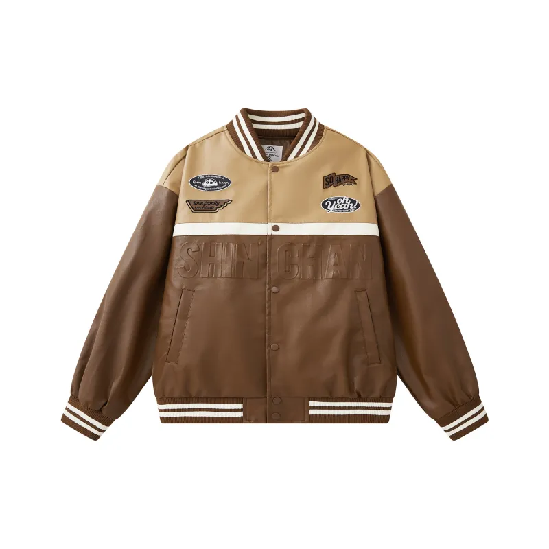 SHINCHAN Baseball Jacket Coat Unisex-2