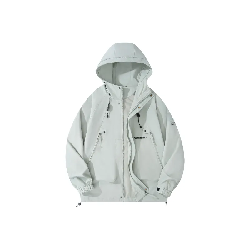 Kawasaki Jackets Coats Unisex Black-5