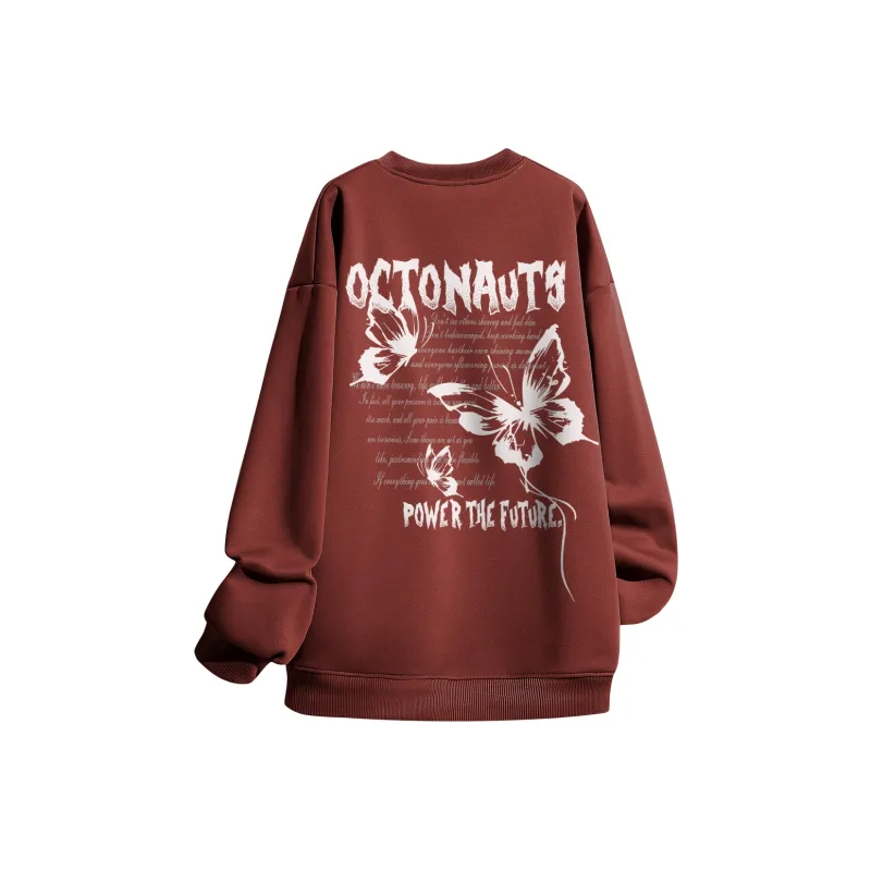 Small Columns Under The Sea Sweatshirt Unisex Light Gray-21