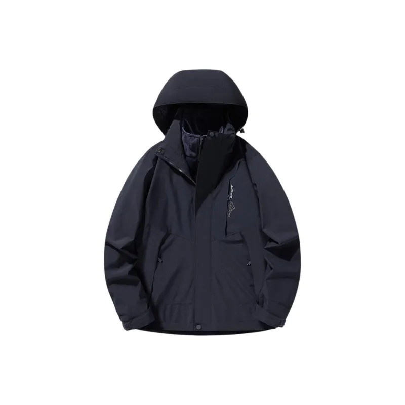 Cotton Water-Resistant Windproof UV Protection Breathable Warm Windbreaker Jacket Men's-4