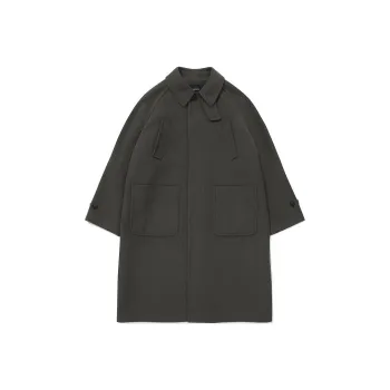 COVERNAT Coats Unisex Charcoal