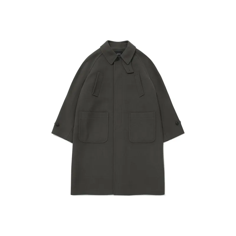 COVERNAT Coats Unisex Charcoal-0