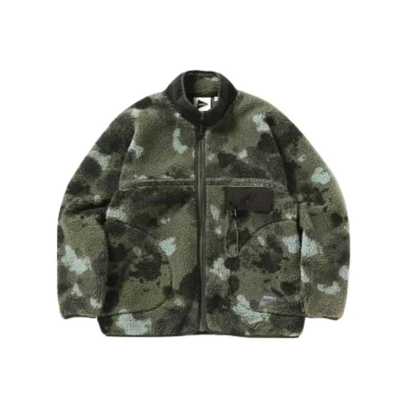 And Wander X Gramicci And Wander Collaboration Velvet Jackets Unisex-2