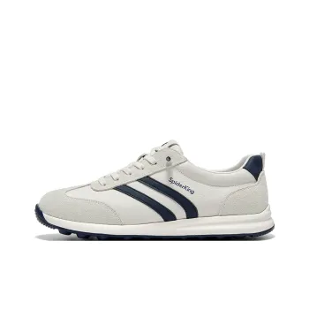 Spider King Low Top Casual Shoes Men's White