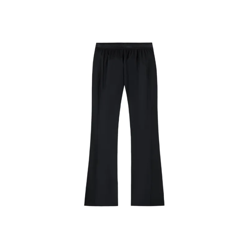 Le Coq Sportif Knitted Sweatpants Women's Dazzle Black-1