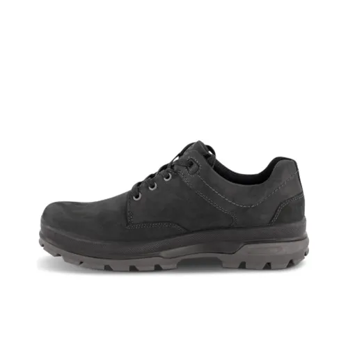 Ecco Rugged Track Low Top Casual Shoes Men's Black