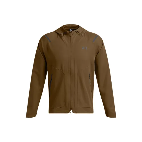Under Armour Unstoppable FW24 Left Chest Jackets & Coats Men's Coyote Gray/Black